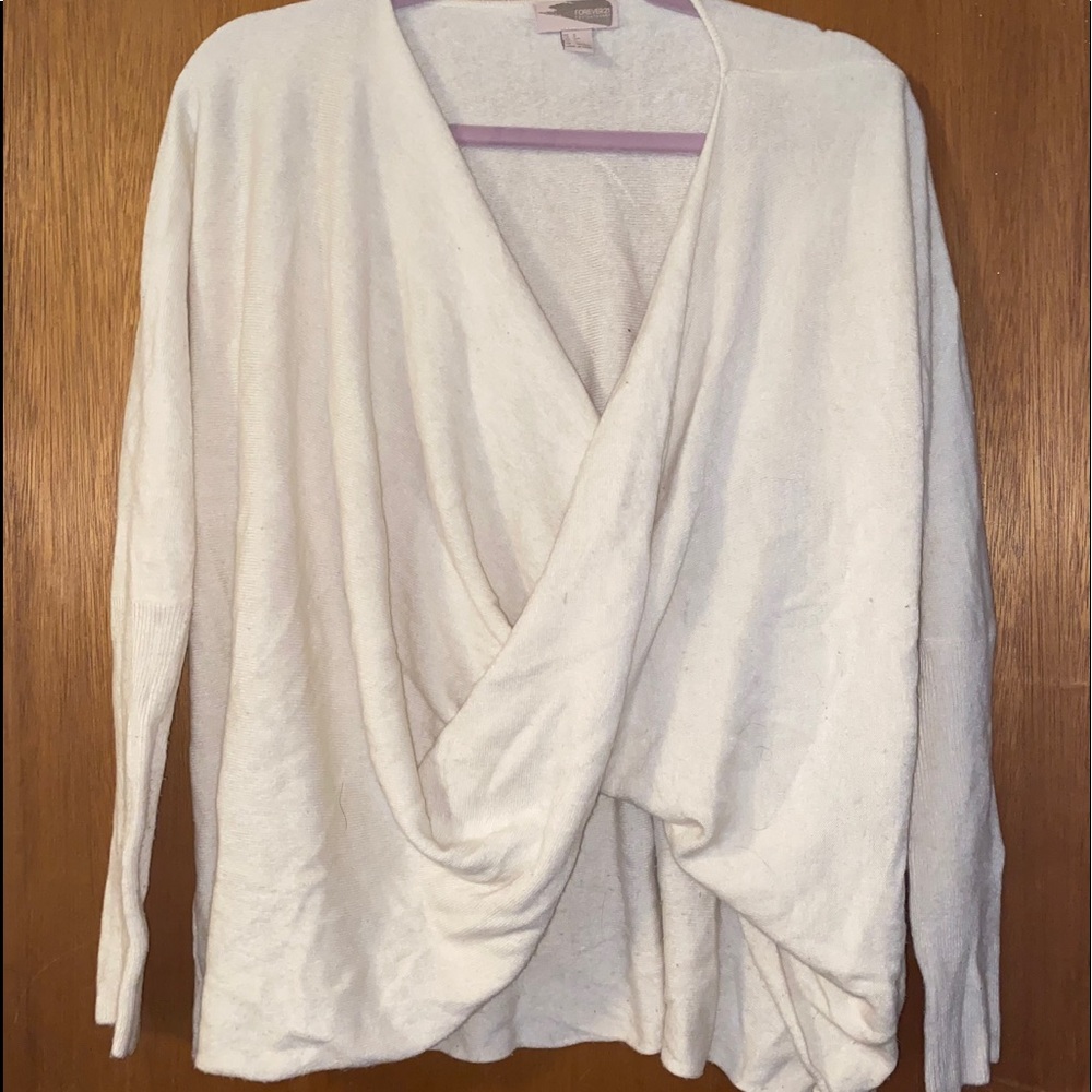 Forever 21 cross sweater